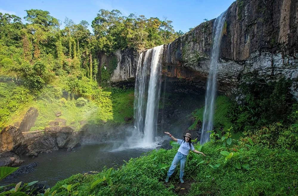 Thác Hang Én (K50) thuộc Khu Bảo tồn thiên nhiên Kon Chư Răng.