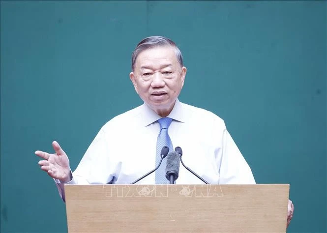 Tổng Bí thư, Chủ tịch nước Tô Lâm phát biểu. Ảnh: Thống Nhất/TTXVN