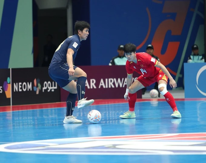 Việt Nam thua 0-1 trước Thái Lan tại VCK futsal châu Á 2026.