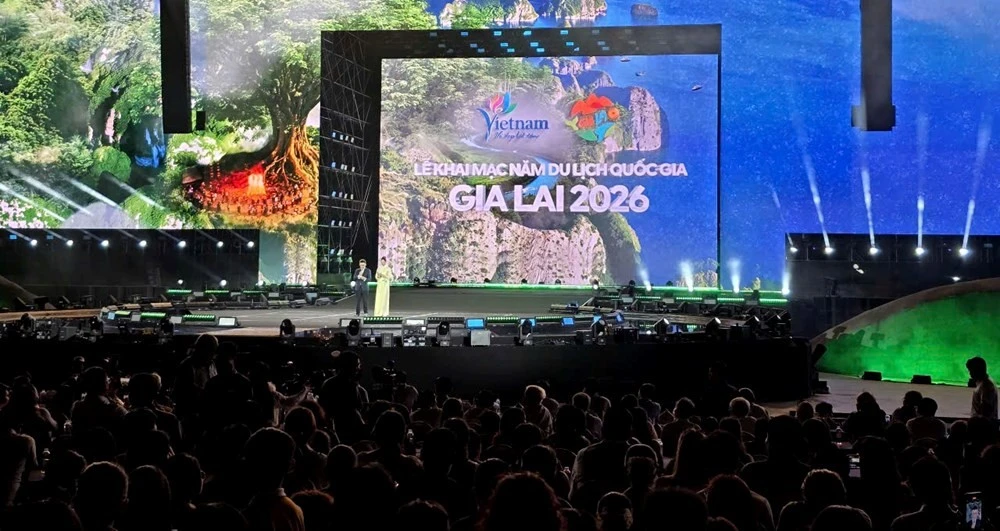 Lễ Khai mạc Năm Du lịch Quốc gia - Gia Lai 2026 với chủ đề “Gia Lai - Đại ngàn chạm biển xanh”.