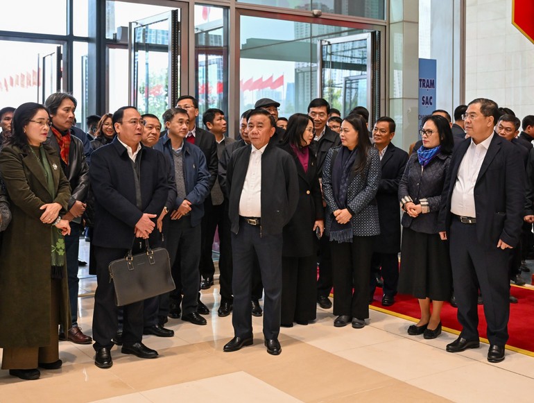 Trung tâm Hội nghị Quốc gia đã hoàn thành toàn bộ các hạng mục hạ tầng phục vụ Đại hội.