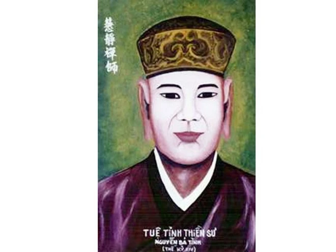 Chân dung Thiền sư Tuệ Tĩnh.