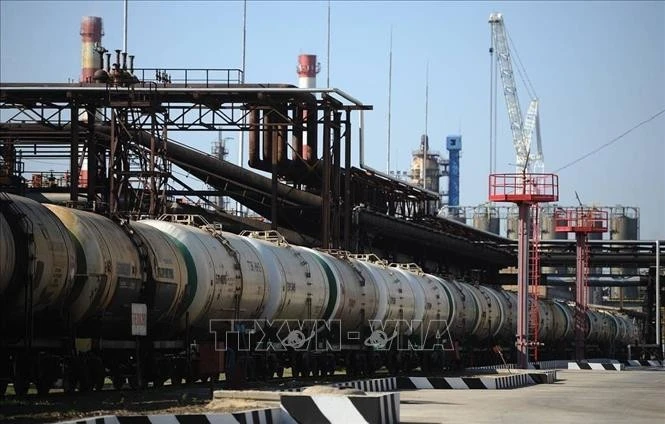 Một cơ sở lọc dầu của Tập đoàn Gazprom, Liên bang Nga.