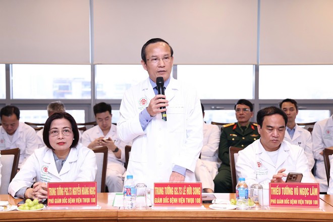 Trung tướng Lê Hữu Song - Giám đốc Bệnh viện Trung ương Quân đội 108.
