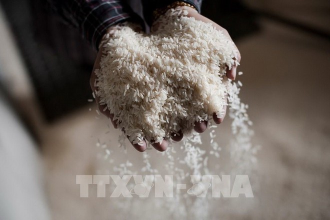 Gạo được bán tại Bangkok, Thái Lan.