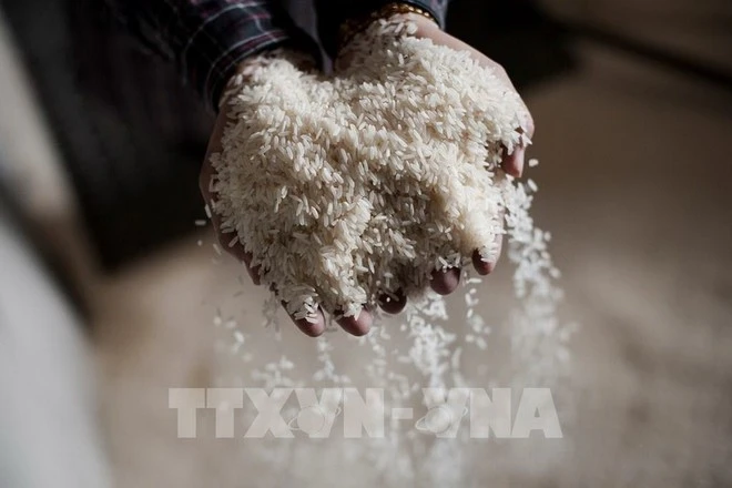 Gạo được bán tại Bangkok, Thái Lan.