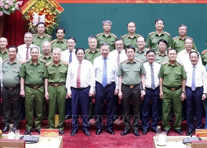 Tổng Bí thư, Chủ tịch nước Tô Lâm và các đại biểu. Ảnh: Thống Nhất/TTXVN