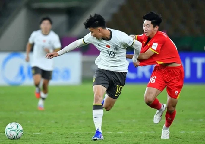 U23 Trung Quốc rèn khả năng tấn công khi gặp Việt Nam.