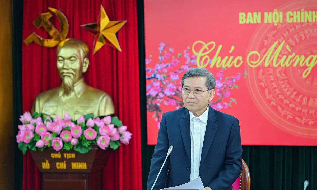 Trưởng Ban Nội chính Trung ương Lê Minh Trí. (