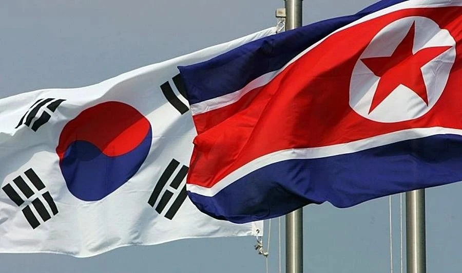 Quốc kỳ Hàn Quốc - Triều Tiên.