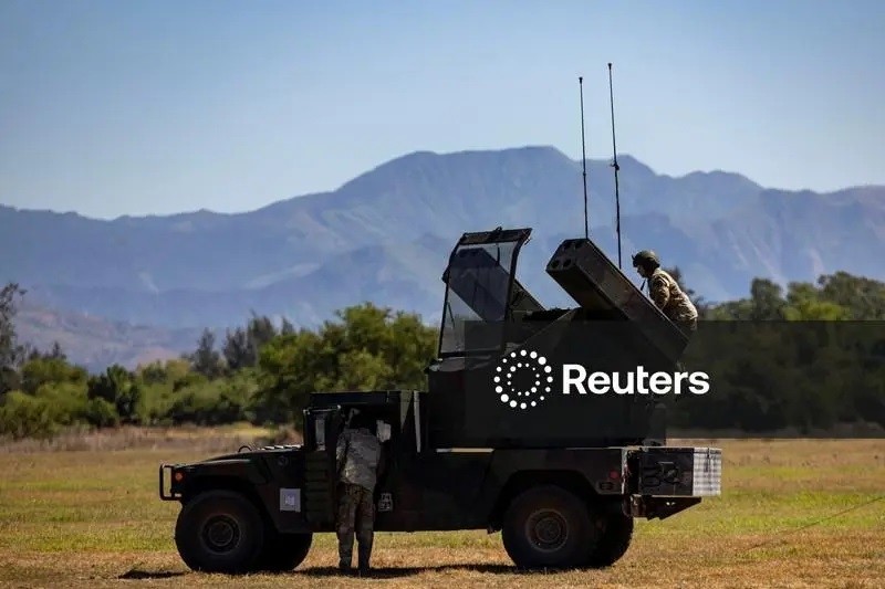 Hệ thống phòng không Avenger trong cuộc tập trận quân sự chung thường niên giữa quân đội Mỹ và Philippines mang tên "Balikatan" tháng 4/2025.