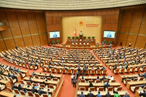 Quang cảnh của một phiên họp Quốc hội khóa XV.