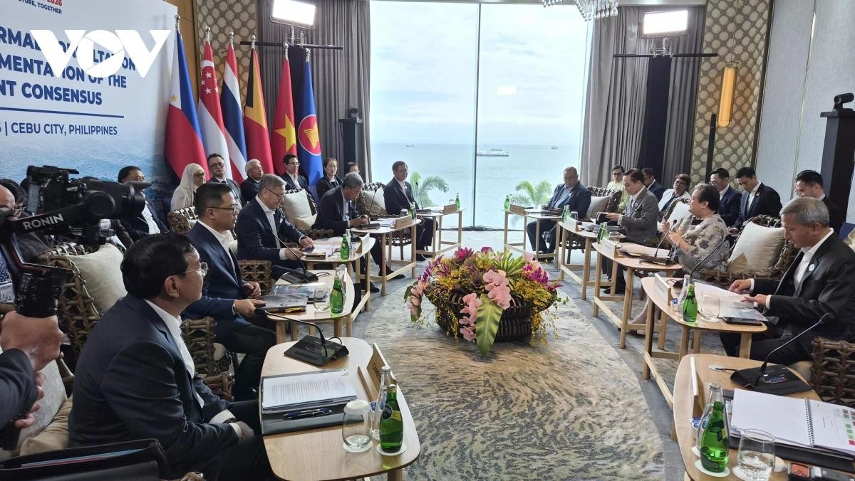 Cuộc họp tham vấn không chính thức mở rộng cấp Bộ trưởng Ngoại giao ASEAN về triển khai Đồng thuận 5 điểm về Myanmar.