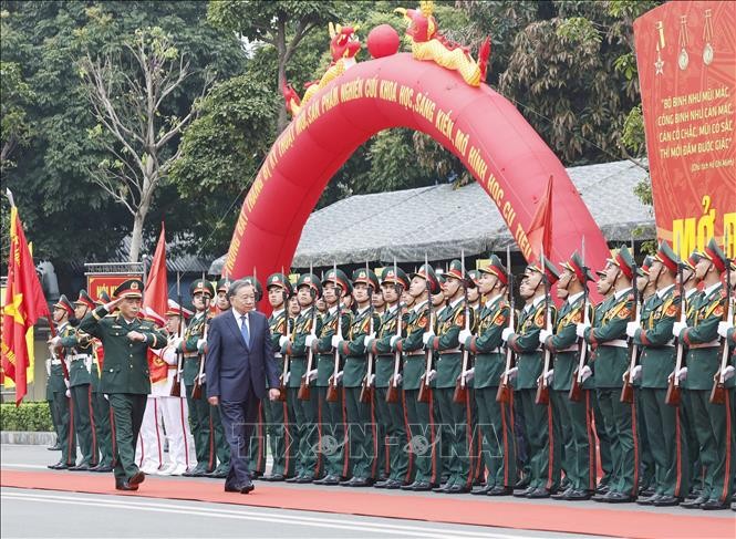 Tổng Bí thư Tô Lâm dự Lễ kỷ niệm 80 năm Ngày thành lập Binh chủng Công binh.