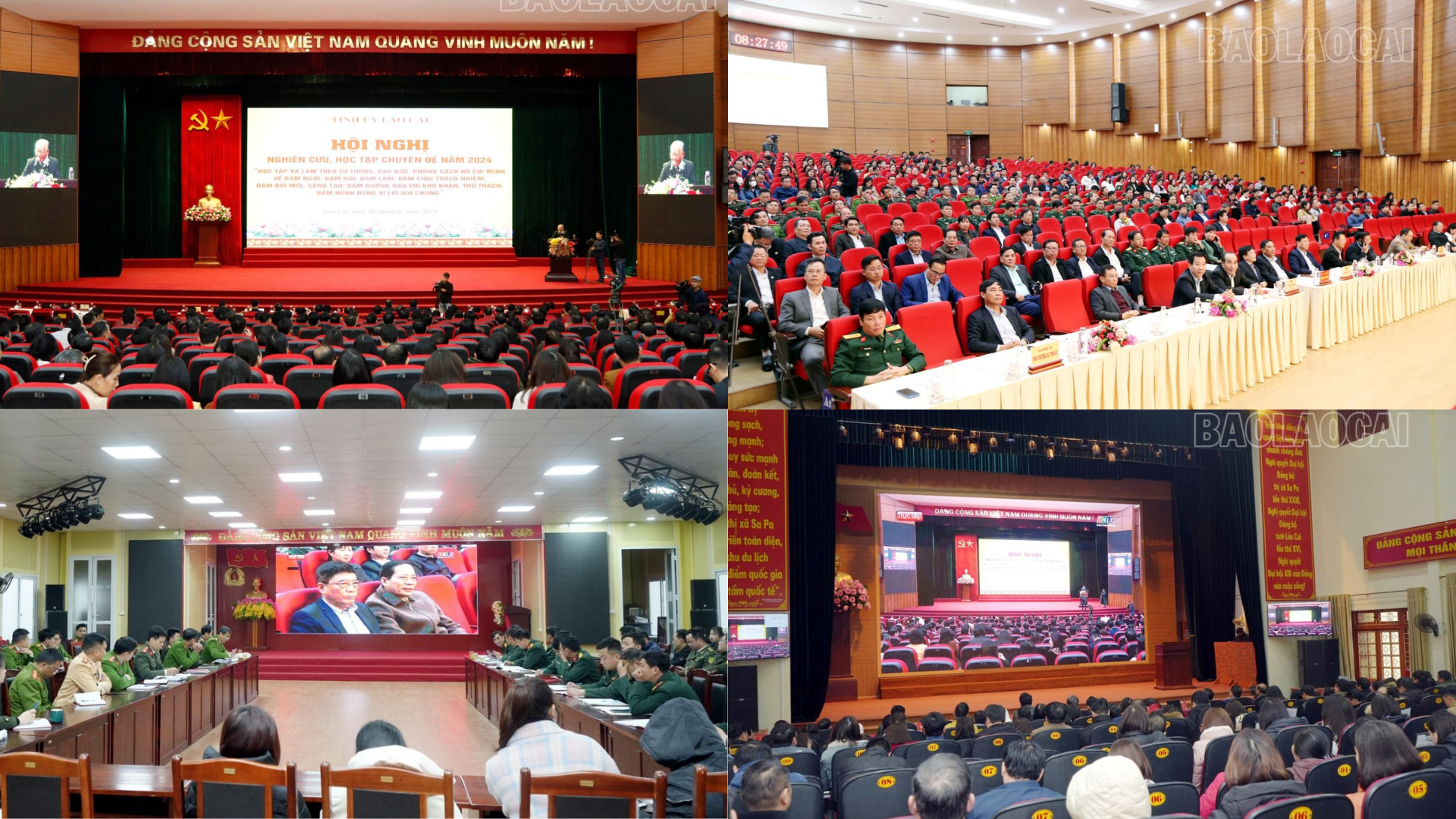 Tích cực học và làm theo tinh thần “7 dám” của Bác để xây dựng tỉnh Lào Cai ngày càng phát triển. Tích cực học và làm theo tinh thần “7 dám” của Bác để xây dựng tỉnh Lào Cai ngày càng phát triển.