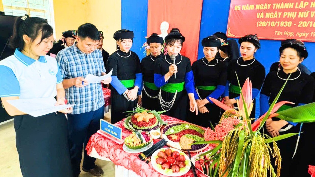 Chi hội Phụ nữ thôn Làng Câu, xã Tân Hợp tổ chức hội thi ẩm thực trong dịp kỉ niệm Ngày Phụ nữ Việt Nam 20/10 năm 2025. hoi-thi-4344.jpg