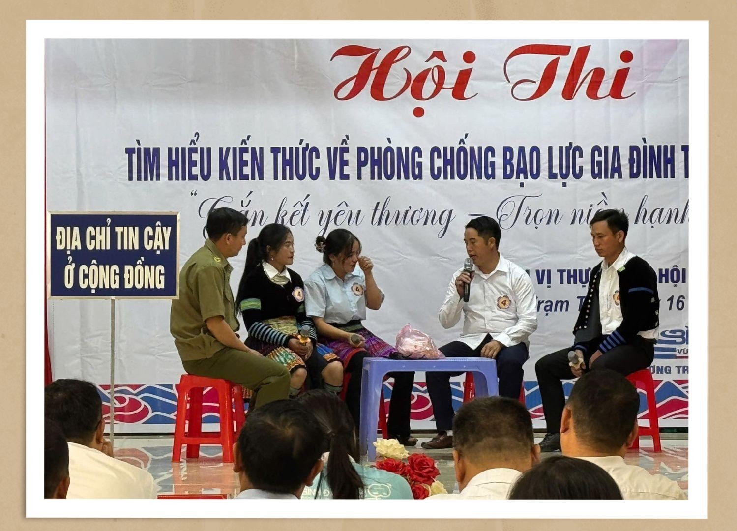Nhiều hội thi tìm hiểu kiến thức về phòng chống bạo lực gia đình cho các thành viên các "Địa chỉ tin cậy tại cộng đồng" được tổ chức. hoi-thi-moi-sua.jpg