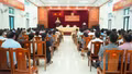 Đồng chí Nguyễn Thế Phước - Phó Bí thư Tỉnh ủy, Chủ tịch Ủy ban MTTQ Việt Nam tỉnh dự tiếp xúc cử tri 5 xã khu vực Trấn Yên