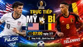TRỰC TIẾP bóng đá Mỹ vs Bỉ (07h00 ngày 7/7): Pulisic đối đầu Tielemans