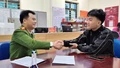 Công an xã Hợp Thành nhanh chóng xác minh, trao trả tài sản cho công dân