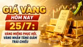 Giá vàng hôm nay 25/7: Vàng miếng phục hồi, vàng nhẫn tăng giảm trái chiều