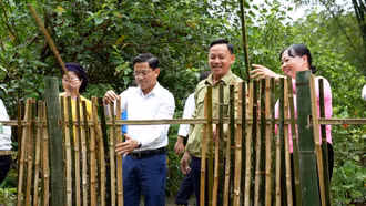 Xã Nghĩa Đô phát động nhân rộng mô hình "Cổng đẹp, rào xanh, vườn rau tốt”