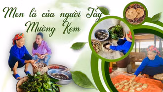 Men lá của người Tày Mường Kem