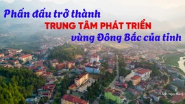 Phấn đấu trở thành trung tâm phát triển vùng Đông Bắc của tỉnh