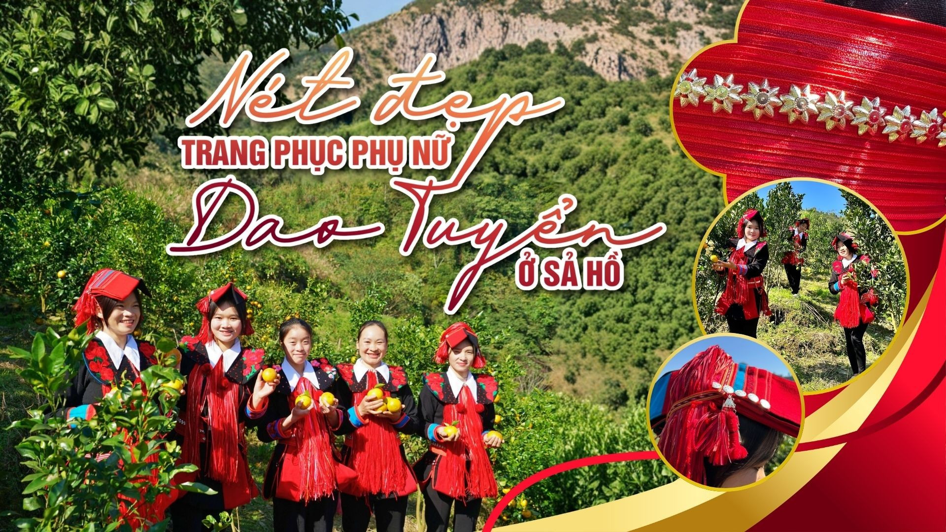 Nét đẹp trang phục phụ nữ Dao tuyển ở Sả Hồ