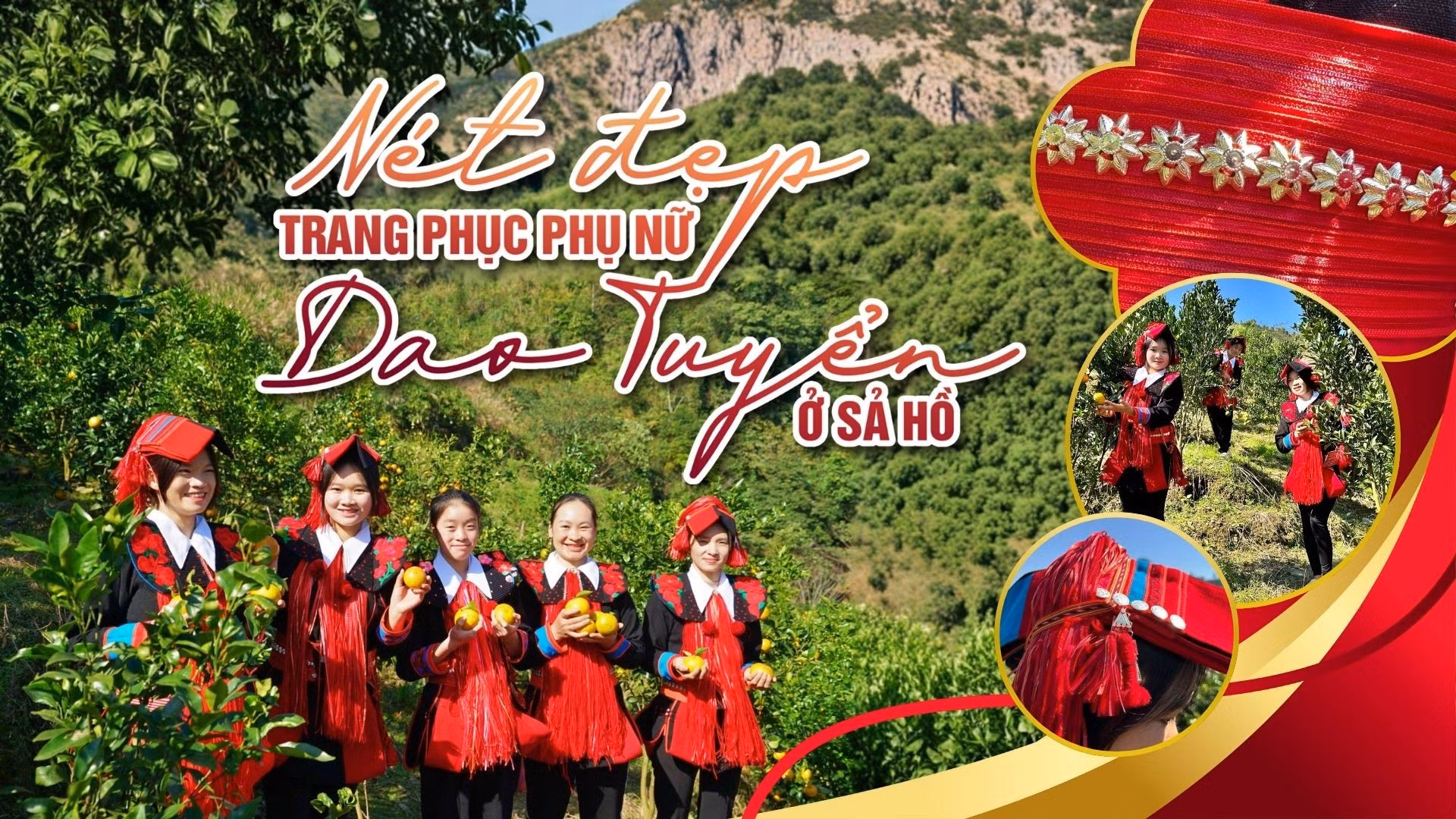 Nét đẹp trang phục phụ nữ Dao tuyển ở Sả Hồ