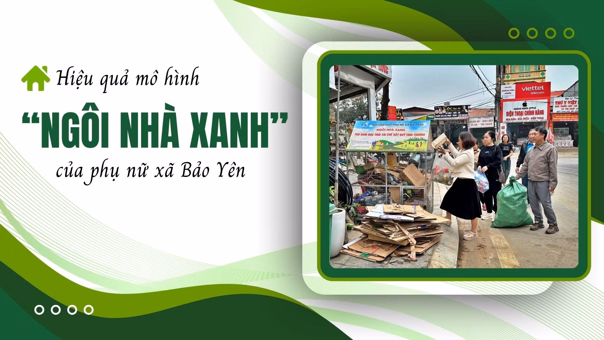 Hiệu quả mô hình “Ngôi nhà xanh” của phụ nữ xã Bảo Yên