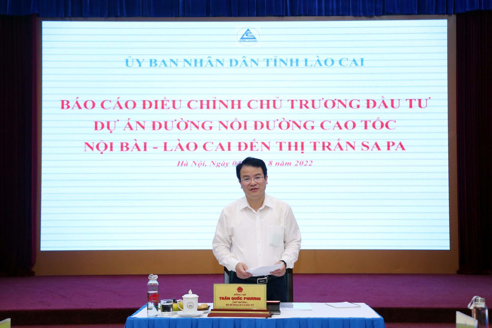 Họp Hội đồng thẩm định liên ngành thẩm định điều chỉnh Báo cáo nghiên cứu tiền khả thi Dự án đường nối cao tốc Nội Bài - Lào Cai đến thị trấn Sa Pa ảnh 1