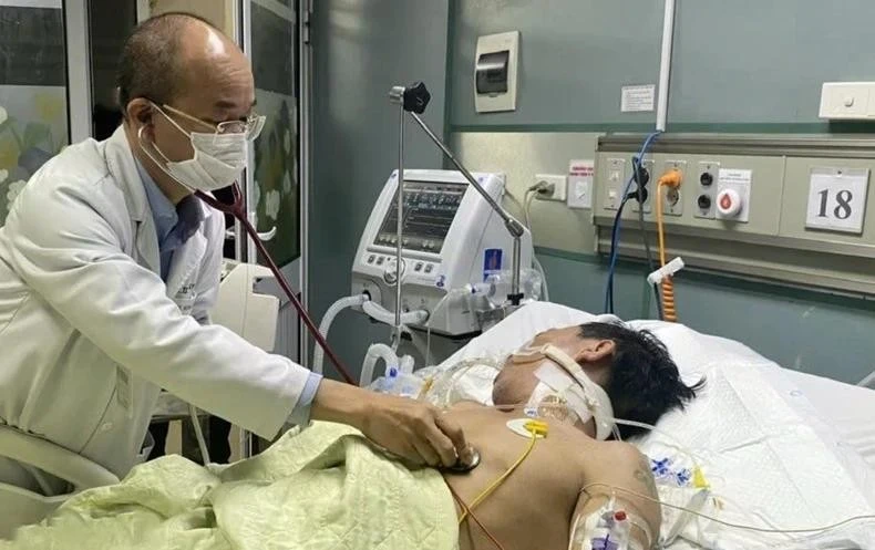 Ca mắc sởi nằm điều trị tại Bệnh viện Bạch Mai.