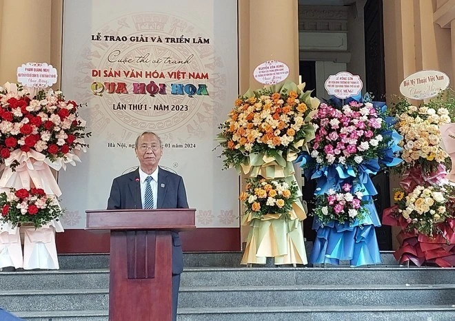 Phó Giáo sư-Tiến sỹ Đỗ Văn Trụ, Chủ tịch Hội Di sản Văn hóa Việt Nam.