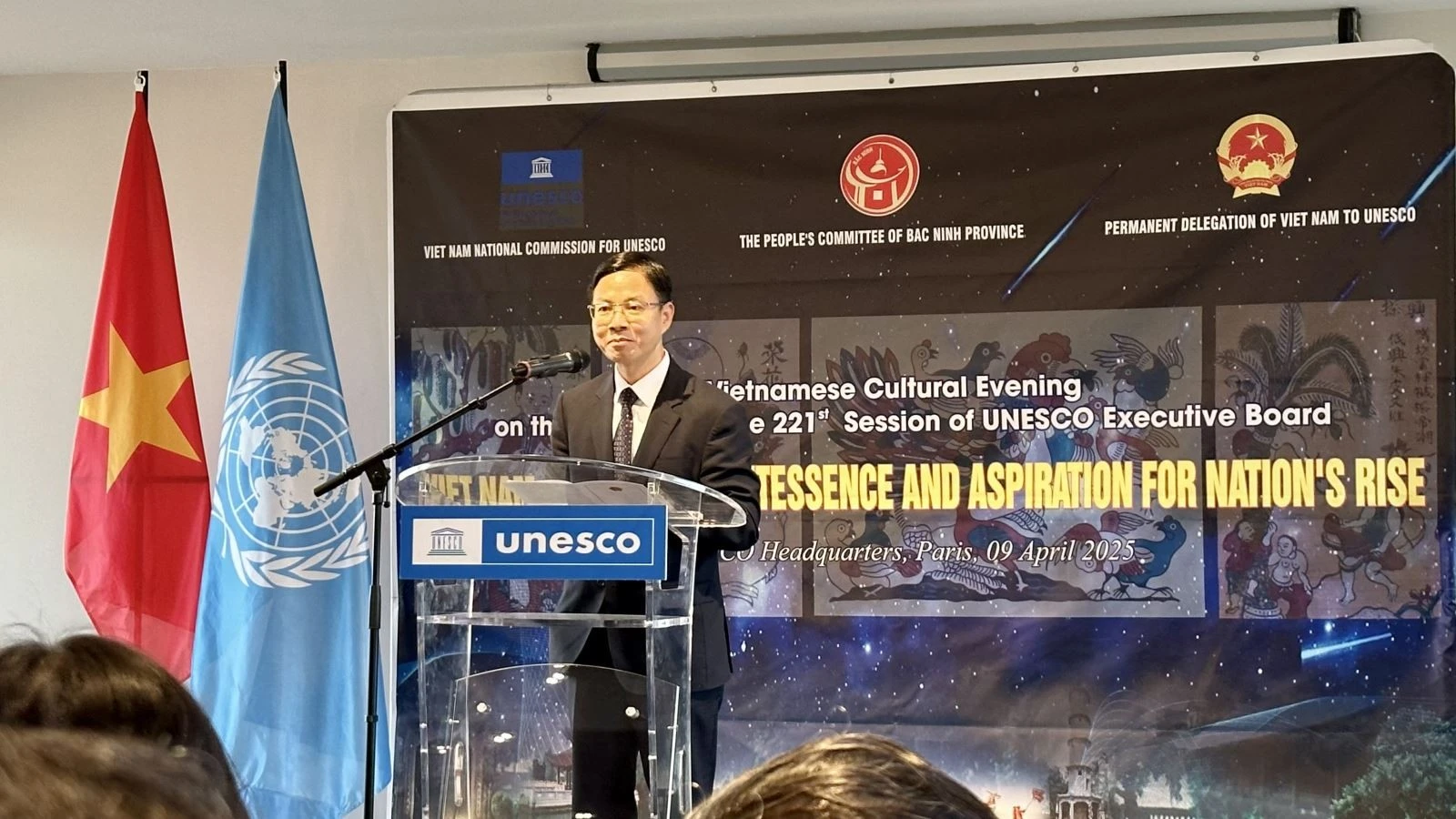 Thứ trưởng Ngoại giao Ngô Lê Văn phát biểu tại sự kiện.