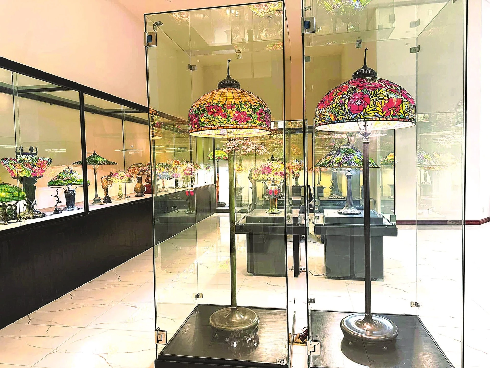 Một góc bảo tàng Nghệ thuật kính màu.