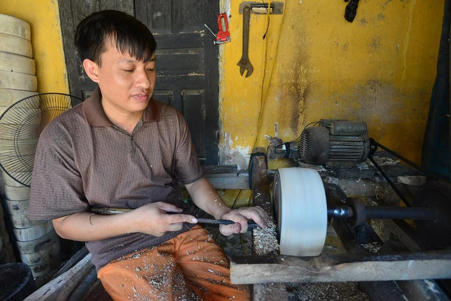 Do có thiết bị máy móc hỗ trợ nên công việc cũng thuận tiện hơn.