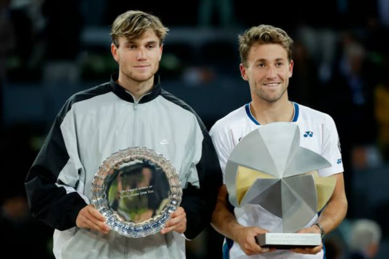Ruud và Draper cống hiến trận chung kết Madrid Open 2025 hấp dẫn. Ruud và Draper cống hiến trận chung kết Madrid Open 2025 hấp dẫn.