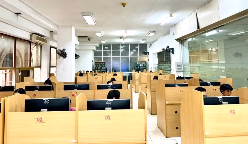 Phòng đọc đa phương tiện ở Thư viện Quốc gia.