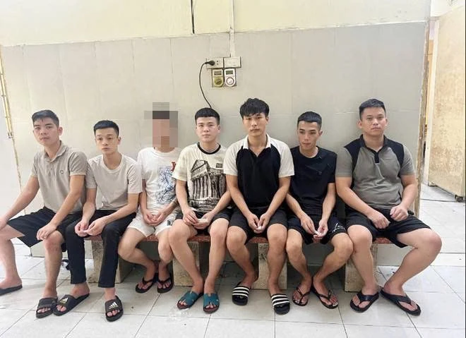 Nhóm đối tượng bị bắt giữ