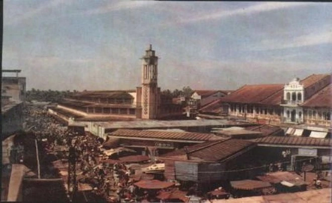 Chợ Thủ Dầu Một trước năm 1975 (ảnh tư liệu).