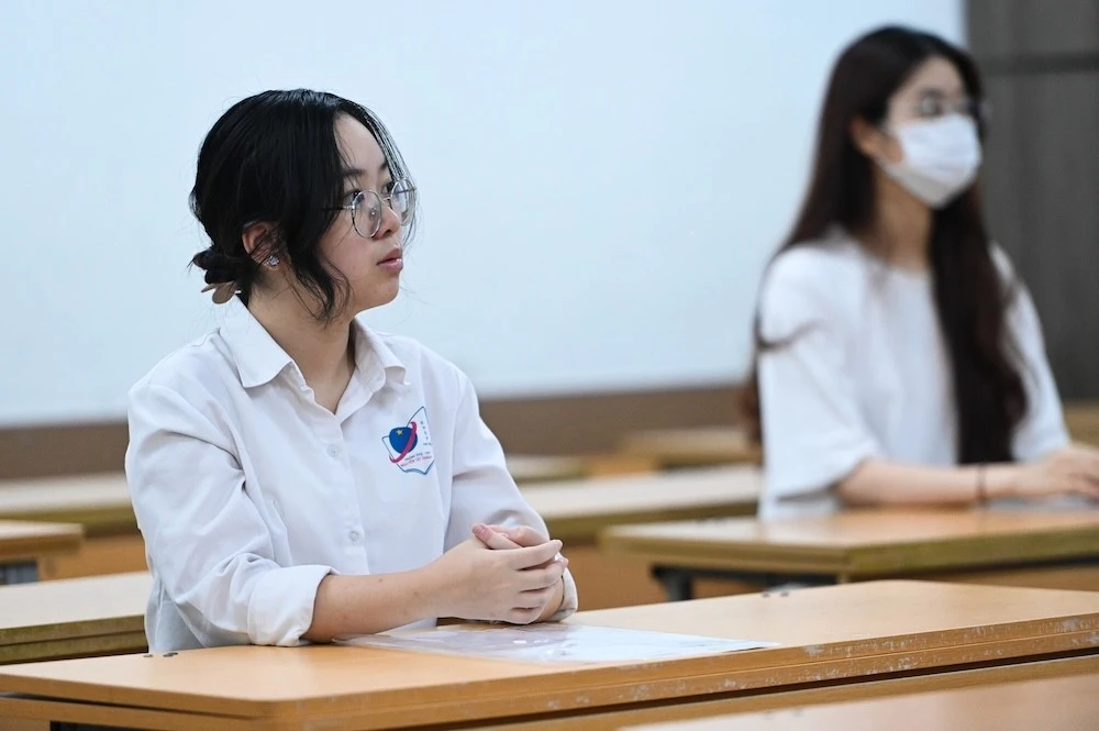 Học sinh thi tốt nghiệp THPT.