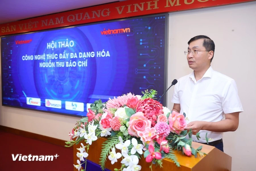 Tổng Biên tập Báo Điện tử VietnamPlus Trần Tiến Duẩn.