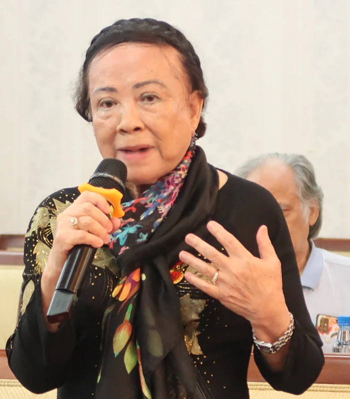 Bà Nguyễn Thị Yến Thu, nguyên Phó Giám đốc Sở Giáo dục - Đào tạo TPHCM.