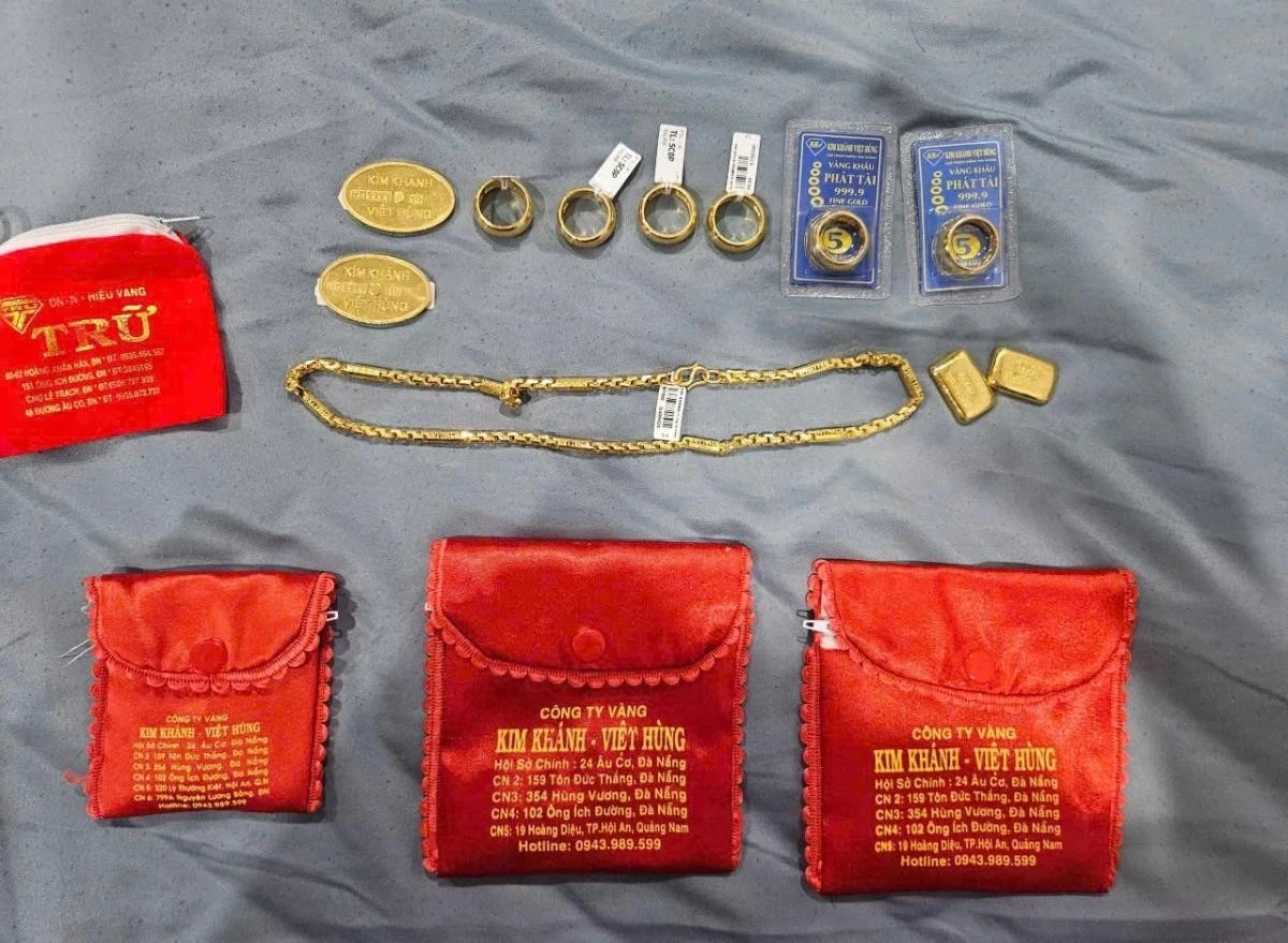 Tang vật thu giữ