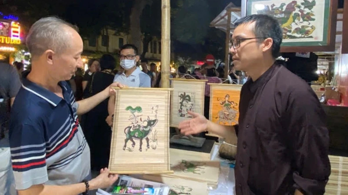 Giới thiệu nghề làm tranh dân gian Đông Hồ.