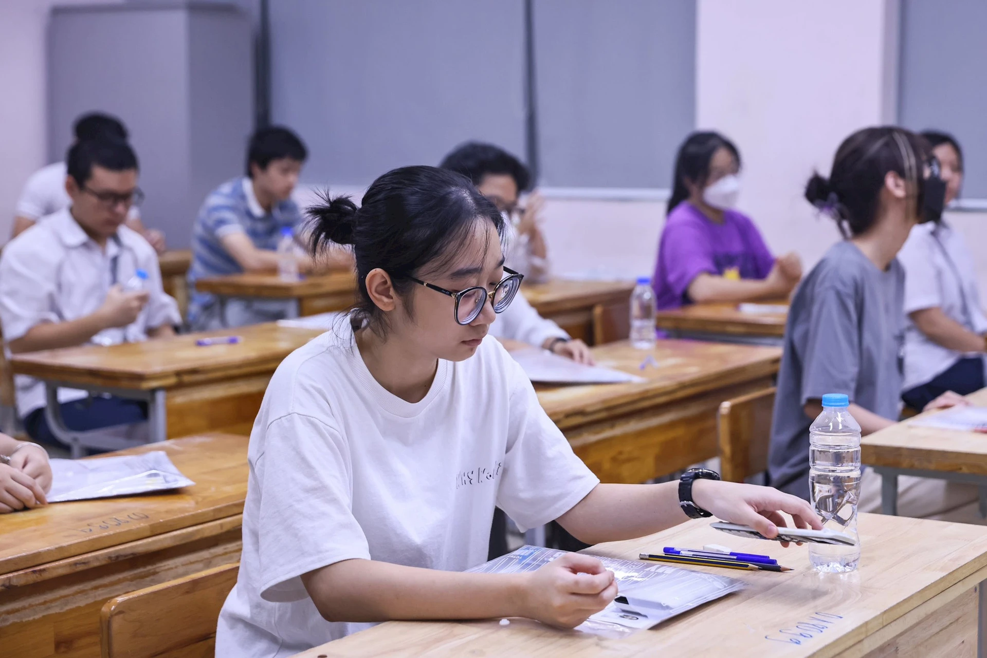 Thí sinh dự thi tốt nghiệp THPT 2024.