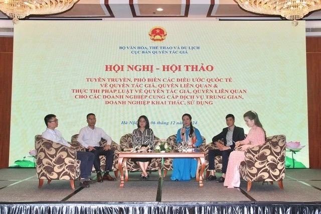 Tọa đàm Cơ chế phối hợp và giải pháp tháo gỡ vướng mắc trong xử lý xâm phạm bản quyền trên môi trường số.