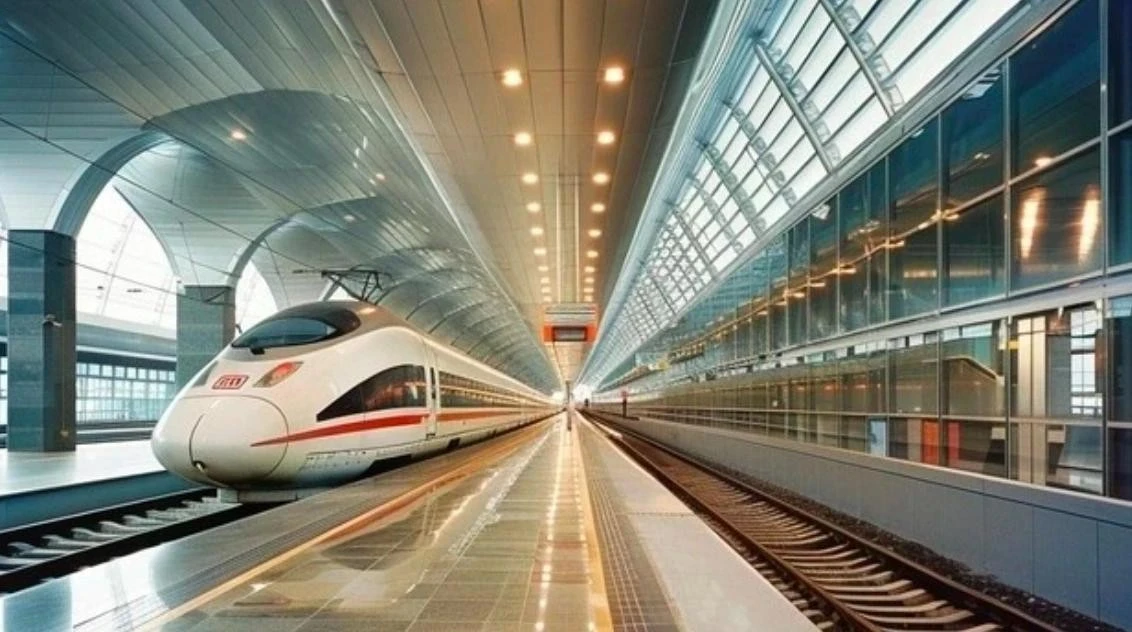 Đường sắt tốc độ cao sẽ kết nối phát triển các vùng kinh tế trọng điểm. (Ảnh minh hoạ)
