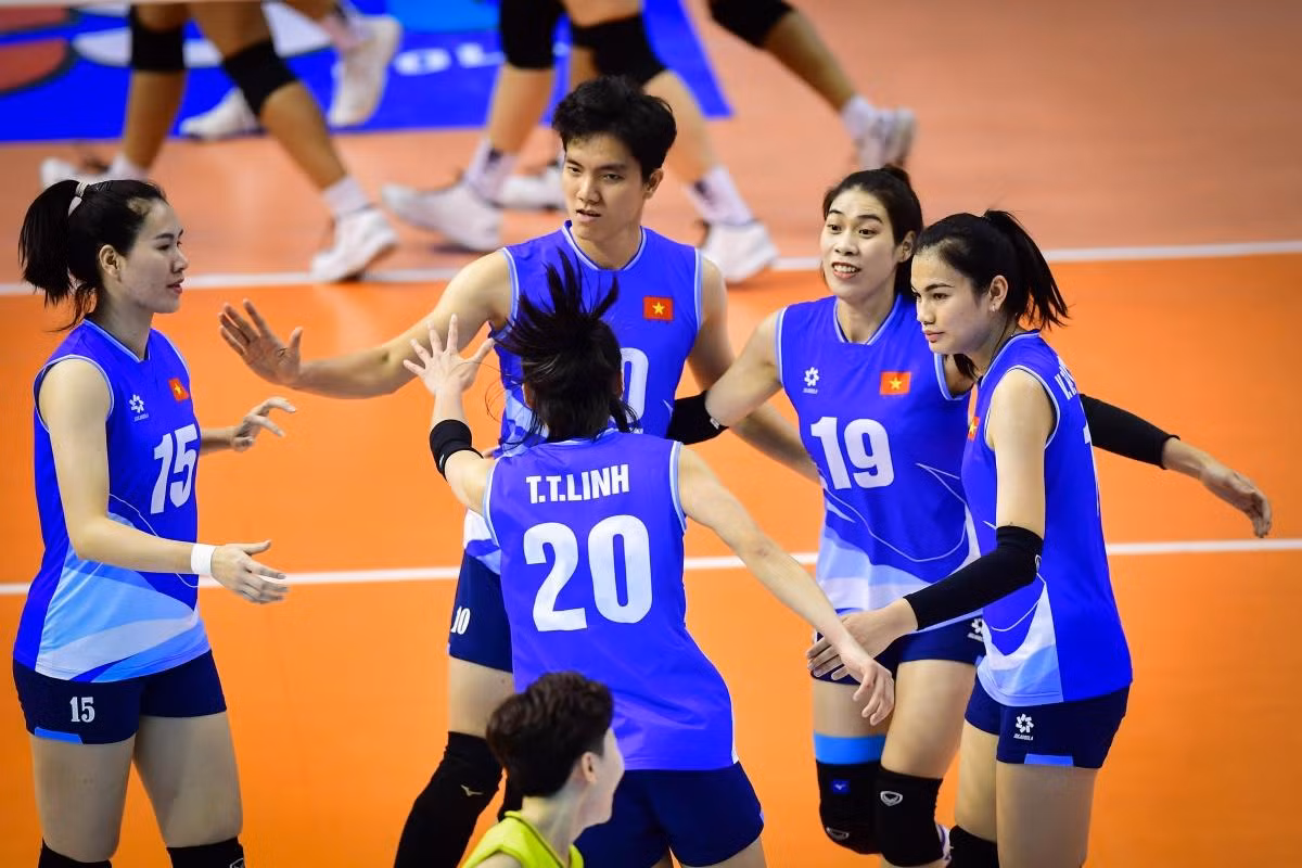 Bóng chuyền nữ Việt Nam đang có nhiều cơ hội để giành vé dự giải bóng chuyền vô địch thế giới 2025. (Ảnh: SEAVA).